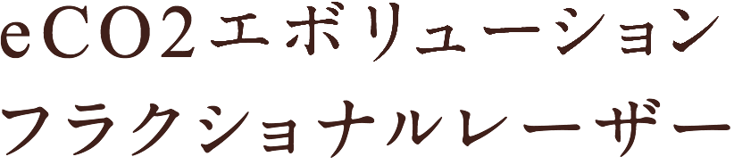 eCO2エボリューションフラクショナルレーザー